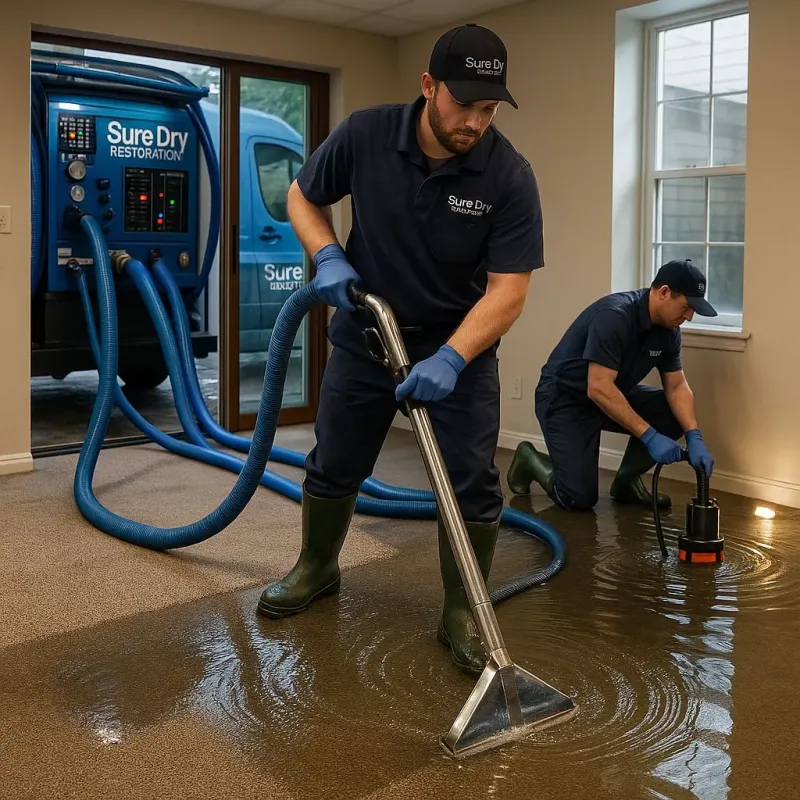 Water Extraction and Removal process in East Alton, IL